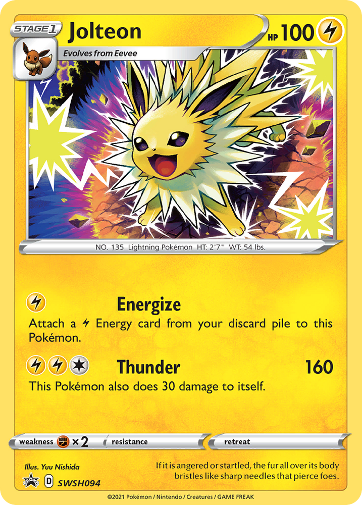 Jolteon (SWSH094) [Sword &amp; Shield: Black Star Promos] 