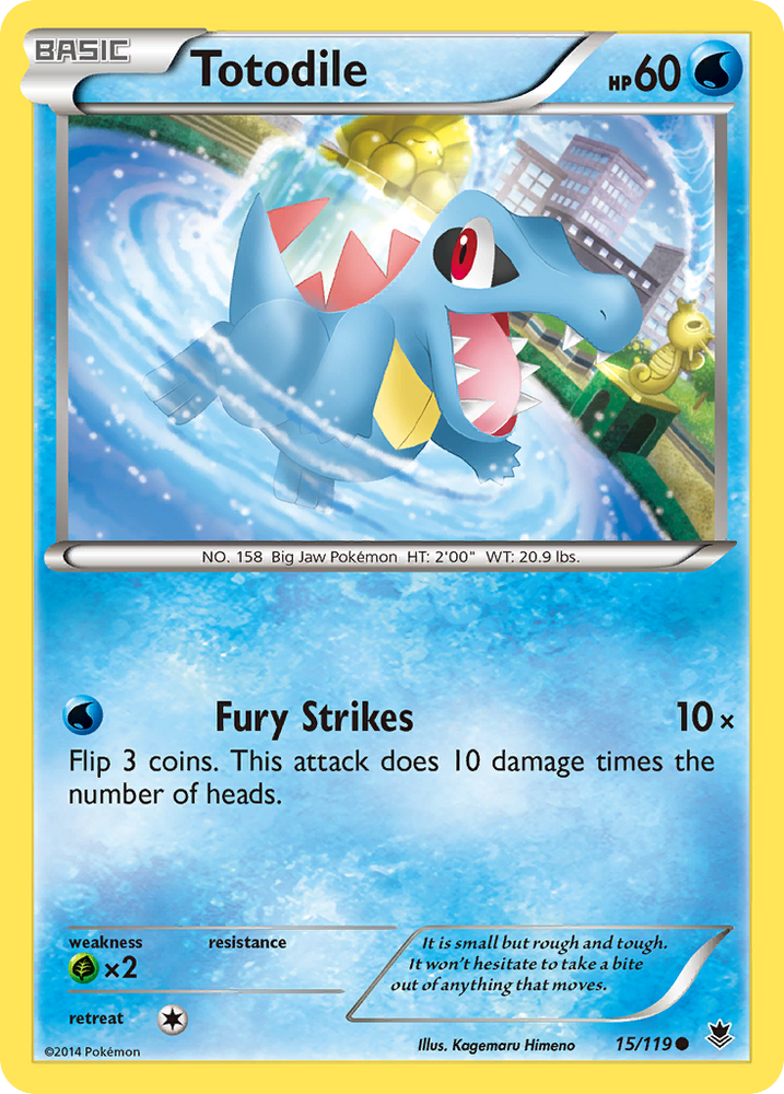 Totodile (15/119) [XY: Phantom Forces] 