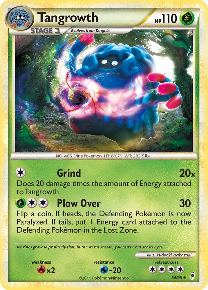 Tangrowth (34/95) [HeartGold &amp; SoulSilver: Call of Legends] 