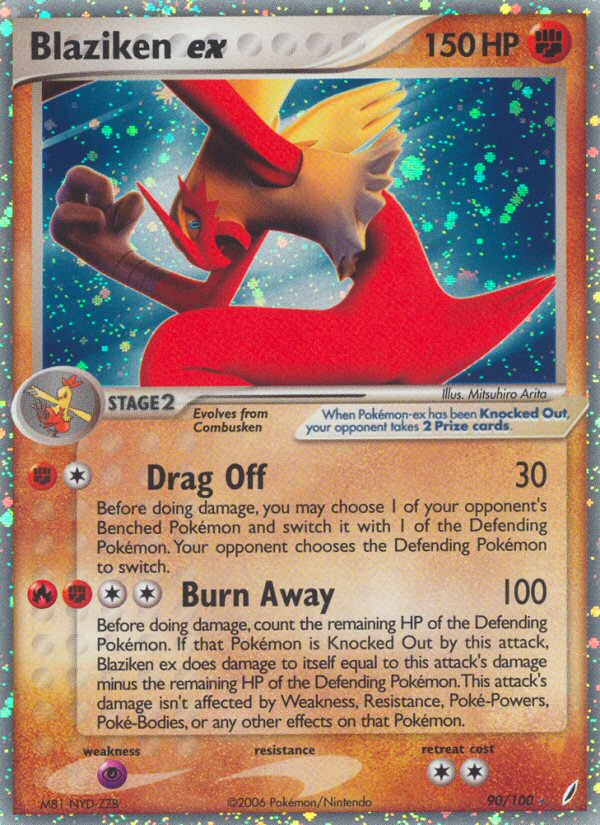 Blaziken ex (90/100) [EX: Crystal Guardians]