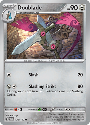 Doublade (132/182) [Scarlet &amp; Violet: Paradox Rift] 