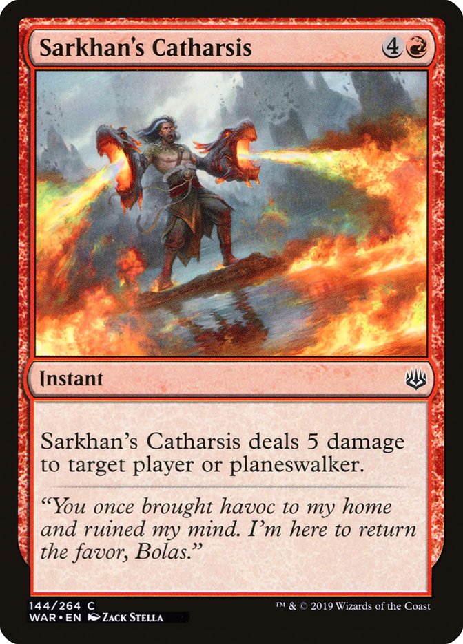 Sarkhan's Catharsis [War of the Spark] 