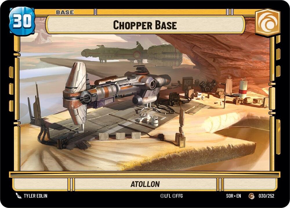 Chopper Base (030/252) [Spark of Rebellion] 