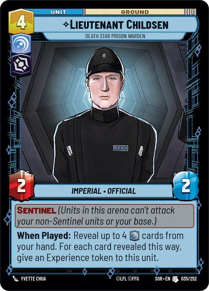 Lieutenant Childsen - Death Star Prison Warden (035/252) [Spark of Rebellion] 