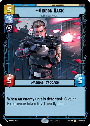 Gideon Hask - Ruthless Loyalist (036/252) [Spark of Rebellion] 