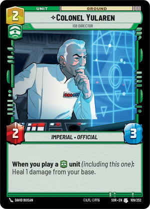 Colonel Yularen - ISB Director (109/252) [Spark of Rebellion] 