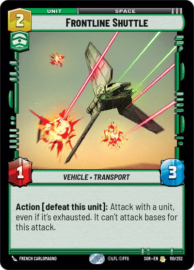 Frontline Shuttle (110/252) [Spark of Rebellion] 