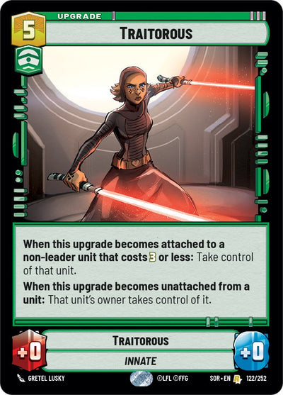 Traitorous (122/252) [Spark of Rebellion] 