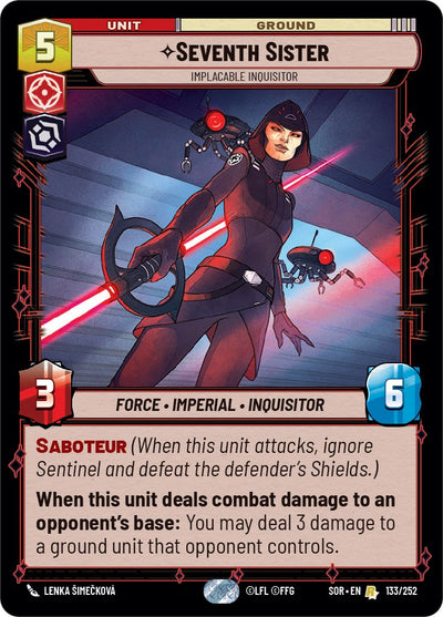 Seventh Sister - Implacable Inquisitor (133/252) [Spark of Rebellion] 