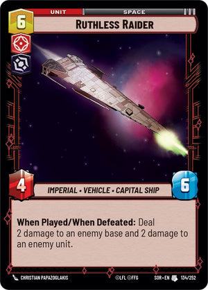 Ruthless Raider (134/252) [Spark of Rebellion] 