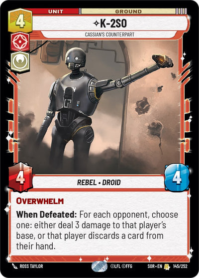 K-2SO - Cassian's Counterpart (145/252) [Spark of Rebellion] 