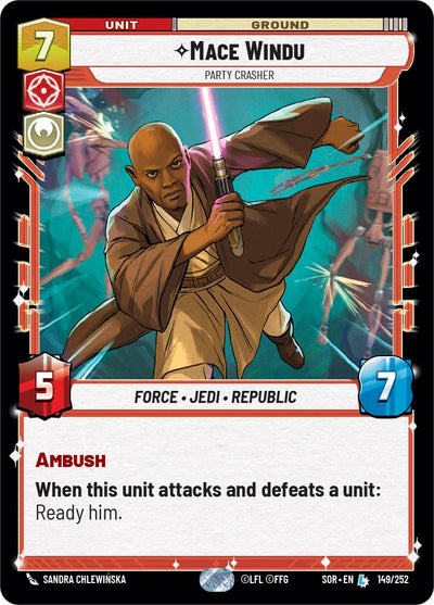 Mace Windu - Party Crasher (149/252) [Spark of Rebellion] 