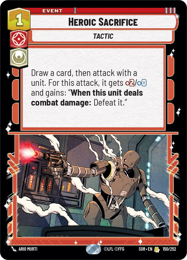 Heroic Sacrifice (150/252) [Spark of Rebellion] 