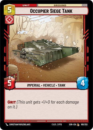 Occupy Siege Tank (165/252) [Spark of Rebellion] 