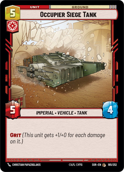 Occupy Siege Tank (165/252) [Spark of Rebellion] 