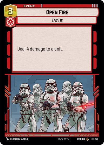 Open Fire (172/252) [Spark of Rebellion] 