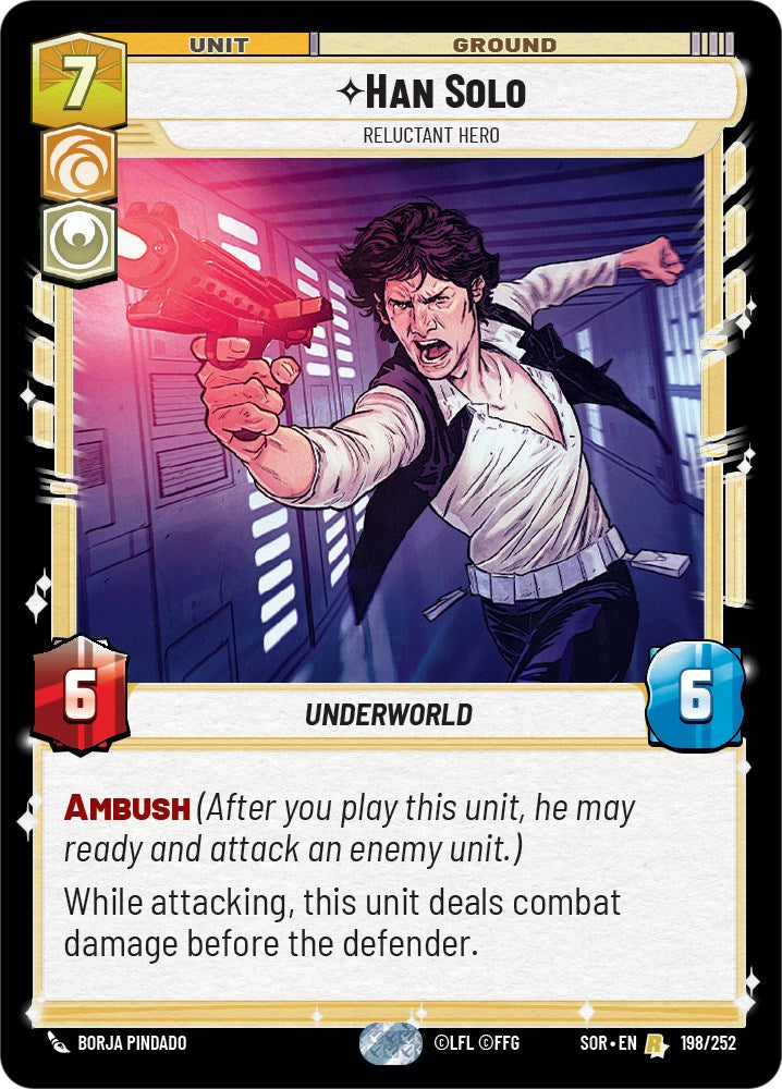 Han Solo - Reluctant Hero (198/252) [Spark of Rebellion] 