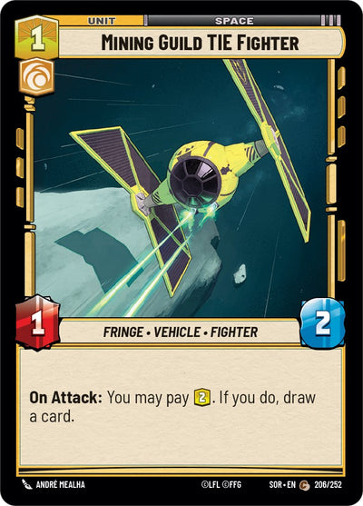 Mining Guild TIE Fighter (206/252) [Spark of Rebellion] 