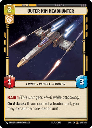 Outer Rim Headhunter (208/252) [Spark of Rebellion] 