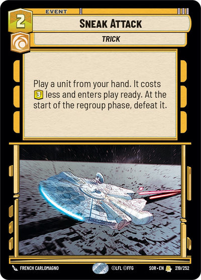 Sneak Attack (219/252) [Spark of Rebellion] 