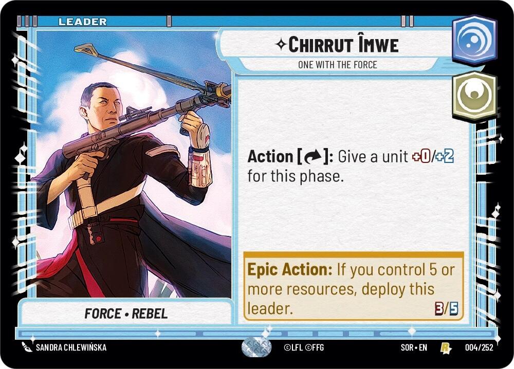 Chirrut emwe - One With The Force (004/252) [Spark of Rebellion] 