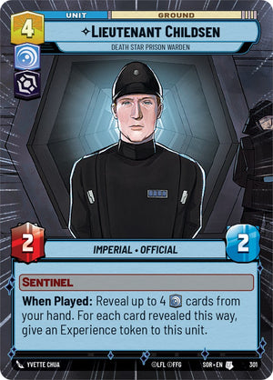 Lieutenant Childsen - Death Star Prison Warden (Hyperspace) (301) [Spark of Rebellion] 