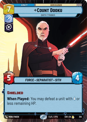 Count Dooku - Darth Tyranus (Hyperspace) (304) [Spark of Rebellion] 