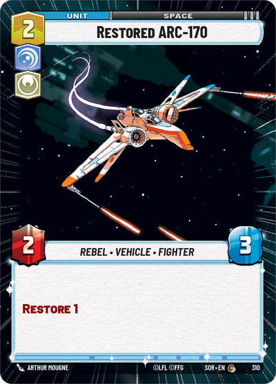 Restored ARC-170 (Hyperspace) (310) [Spark of Rebellion] 