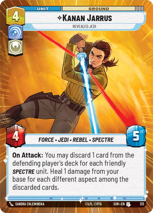Kanan Jarrus - Revealed Jedi (Hyperspace) (313) [Spark of Rebellion] 
