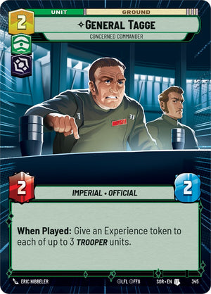 General Tagge - Concerned Commander (Hyperspace) (345) [Spark of Rebellion] 