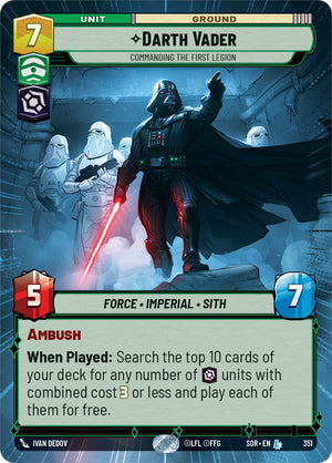 Darth Vader - Commanding the First Legion (Hyperspace) (351) [Spark of Rebellion] 
