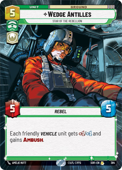 Wedge Antilles - Star of the Rebellion (Hyperspace) (364) [Spark of Rebellion] 