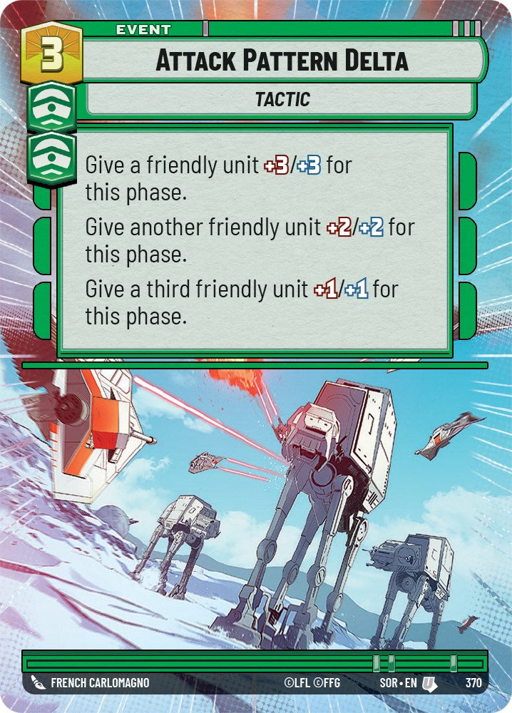 Attack Pattern Delta (Hyperspace) (370) [Spark of Rebellion] 