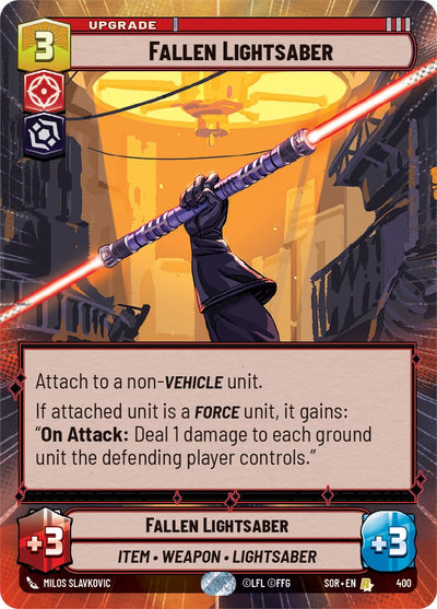 Fallen Lightsaber (Hyperspace) (400) [Spark of Rebellion] 