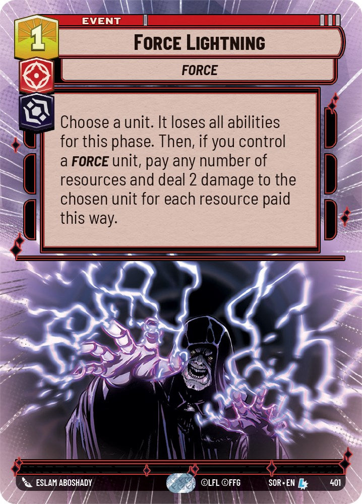 Force Lightning (Hyperspace) (401) [Spark of Rebellion] 