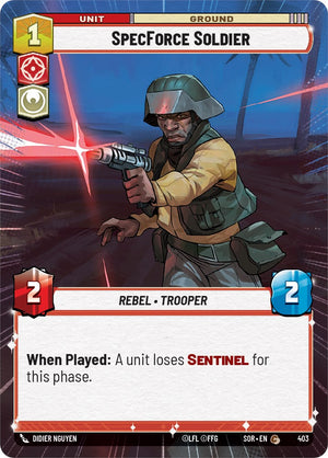 SpecForce Soldier (Hyperspace) (403) [Spark of Rebellion] 