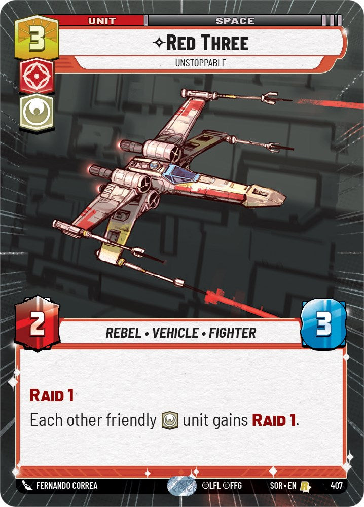 Red Three - Unstoppable (Hyperspace) (407) [Spark of Rebellion] 