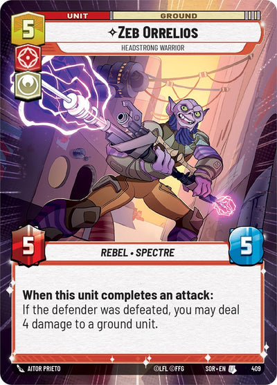 Zeb Orrelios - Headstrong Warrior (Hyperspace) (409) [Spark of Rebellion] 