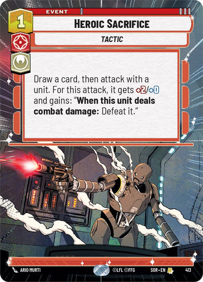 Heroic Sacrifice (Hyperspace) (413) [Spark of Rebellion] 