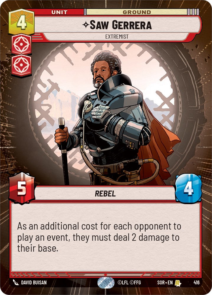 Saw Gerrera - Extremist (Hyperspace) (416) [Spark of Rebellion] 
