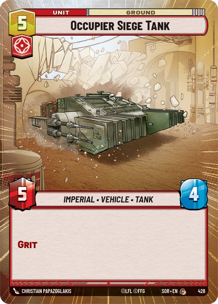 Occupy Siege Tank (Hyperspace) (428) [Spark of Rebellion] 