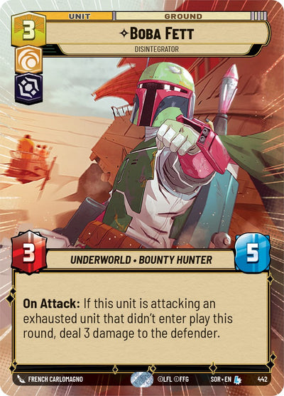 Boba Fett - Disintegrator (Hyperspace) (442) [Spark of Rebellion] 