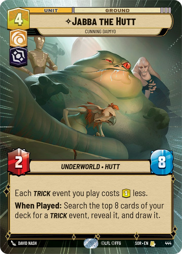 Jabba the Hutt - Cunning Daimyo (Hyperspace) (444) [Spark of Rebellion] 