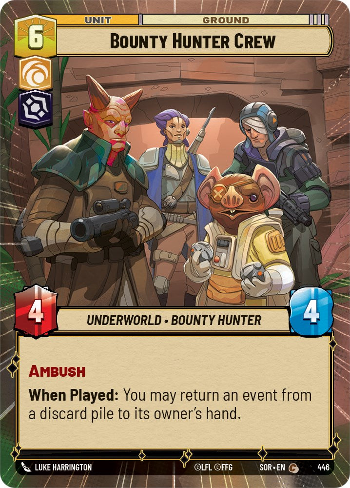 Bounty Hunter Crew (Hyperspace) (446) [Spark of Rebellion] 