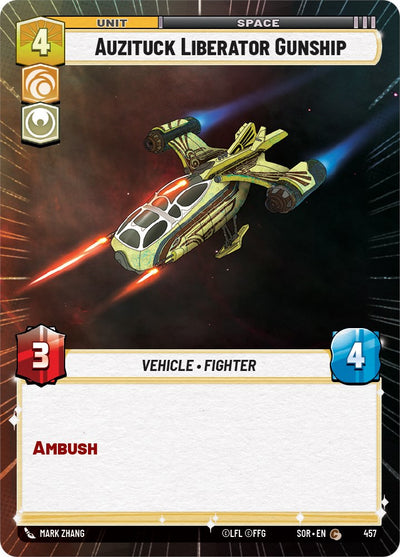 Auzituck Liberator Gunship (Hyperspace) (457) [Spark of Rebellion] 