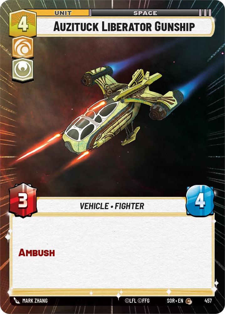 Auzituck Liberator Gunship (Hyperspace) (457) [Spark of Rebellion] 
