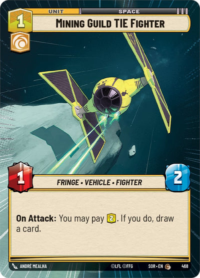 Mining Guild TIE Fighter (Hyperspace) (468) [Spark of Rebellion] 