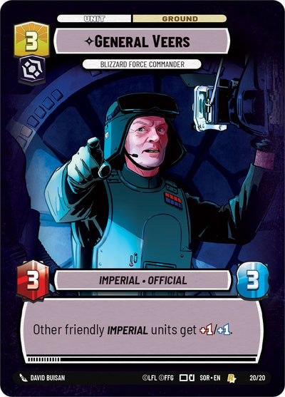 General Veers - Blizzard Force Commander (Hyperspace) (Weekly Play Promo) (491) [Spark of Rebellion Promos] 