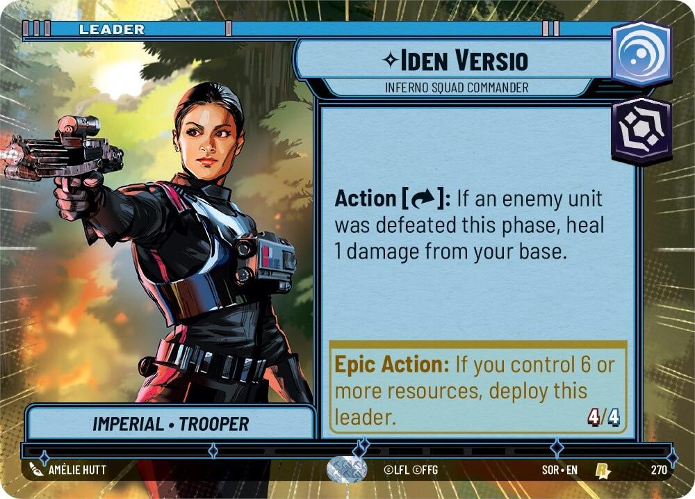 Iden Versio - Inferno Squad Commander (Hyperspace) (270) [Spark of Rebellion] 