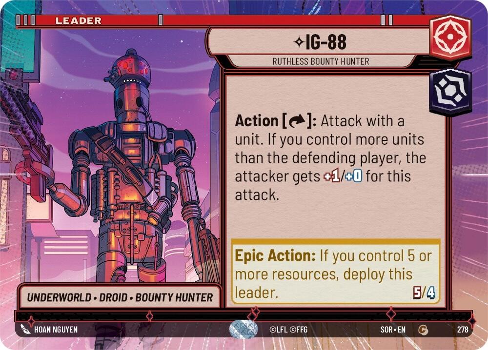IG-88 - Ruthless Bounty Hunter (Hyperspace) (278) [Spark of Rebellion] 